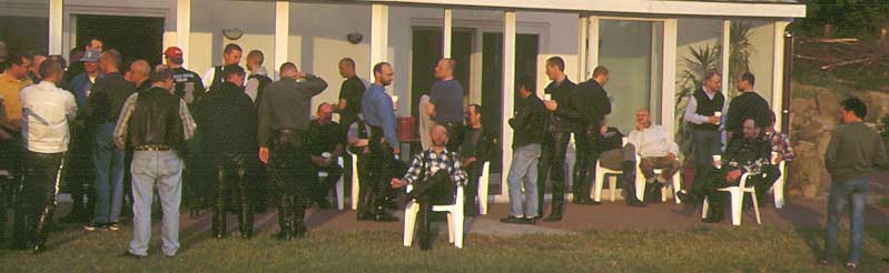 Grillabend beim Pfingsttreffen der Nordlichter 1999